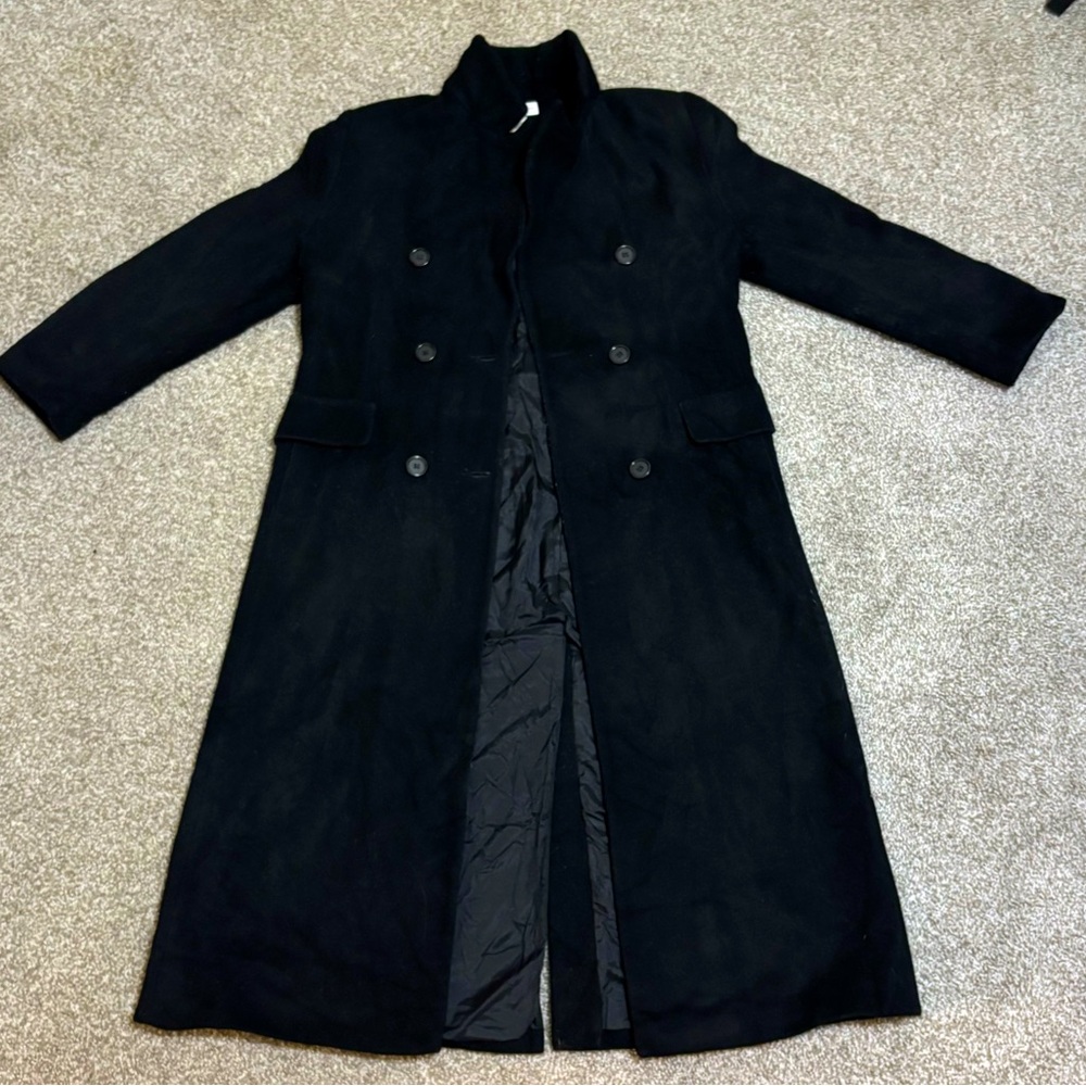 Preston and York ankle length wool Peacoat